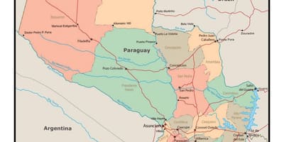 Карта На Парагвай