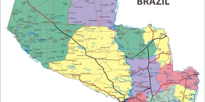 На картата На Парагвай